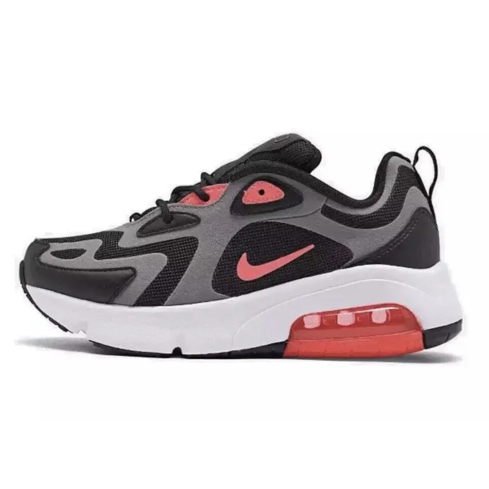 Nike Air Max 200 Sz 7y Kids Pink Black Gray Hot Punch CT6388-001